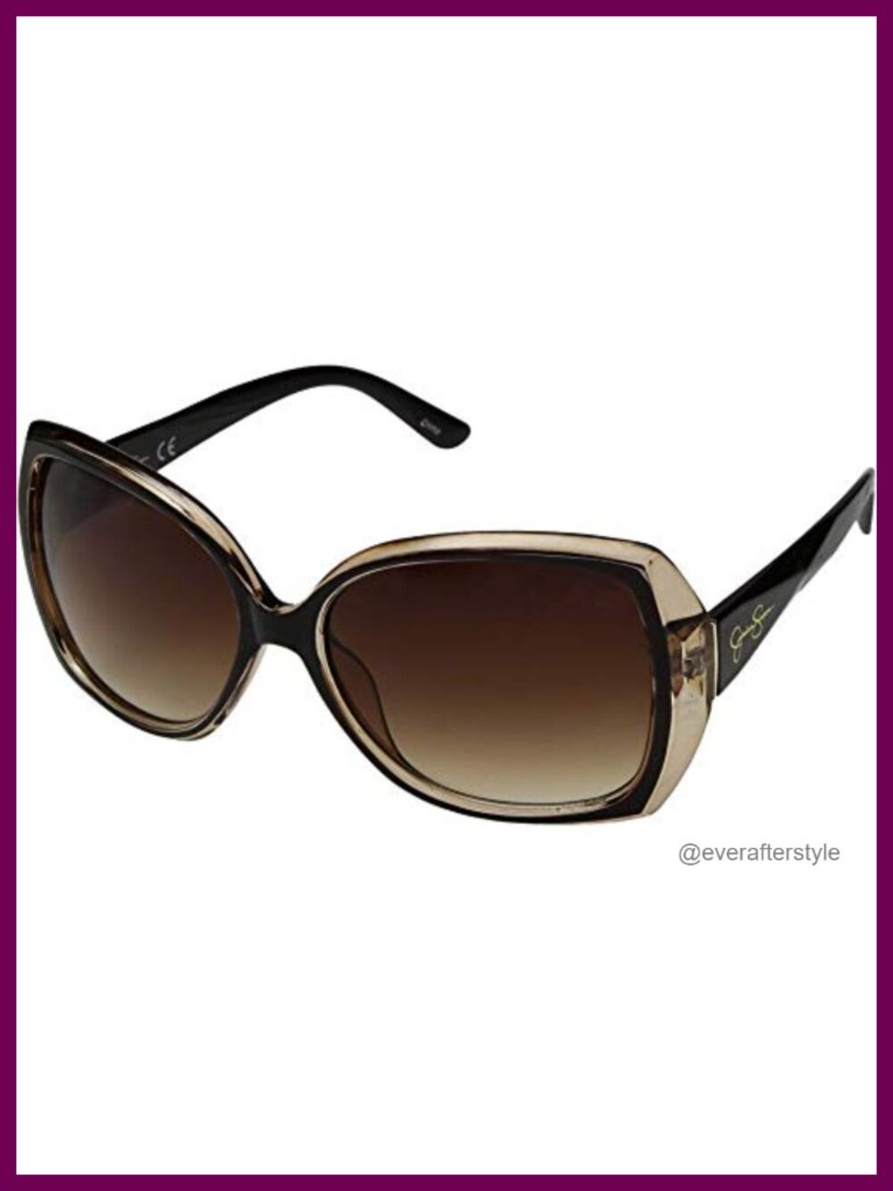Oversized Retro Butterfly Sunglasses UV400 Gradient Designer Gift